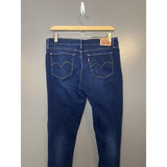 Levis 711 Skinny Jeans Womens 31 Blue Mid Rise Stretch Denim Pants Water Less - Picture 4 of 10